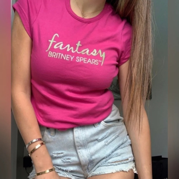 Britney Spears Fantasy Promotional T-Shirt  in Original Packaging - Picture 3 of 6